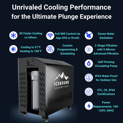 The Endurance Plunge + 1HP Pro Chiller/Heater