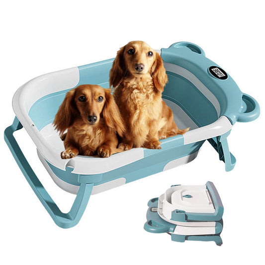 Foldable Dog Pet Bathtub.26.3X1